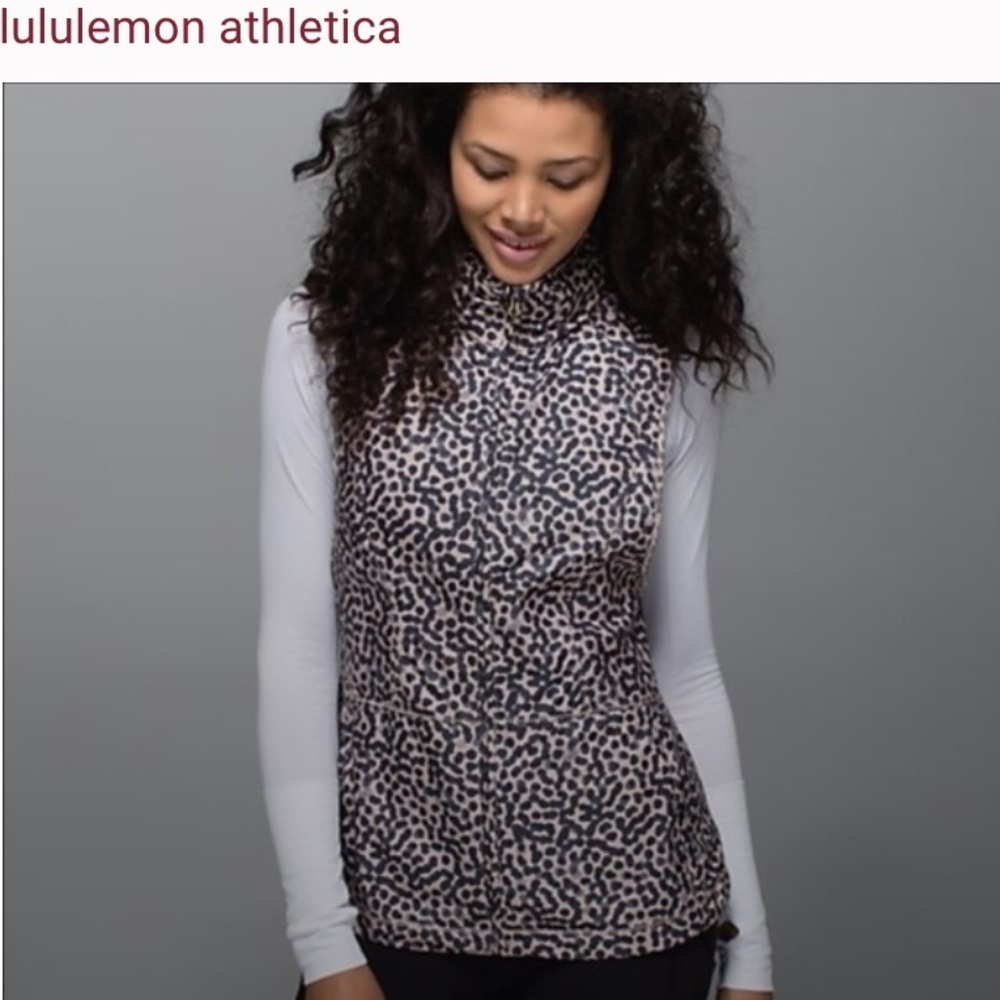 Lululemon pack it vest ace spot grain black